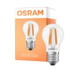 Osram LED Classic LED E27 Pear Filament Clear 1.2W 255lm - 840 Cool White | Replaces 25W