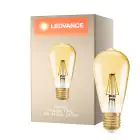 Ledvance  Vintage 1906 LED E27 Pear Gold 4W 410lm - 824 Extra Warm White | Replaces 35W