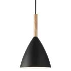 DFTP by Nordlux Pure 20 Pendant Metal and Wood Black | Suitable for E27