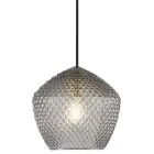 Nordlux Orbiform Pendant Glass Grey | Suitable for 1x E27
