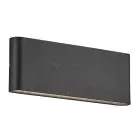 Nordlux Kniver Wall Light Aluminium Black 10W 800lm - 830 Warm White