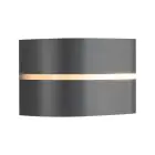 Nordlux Sibelis Wall Light Aluminium Grey | IP44 - Suitable for E27