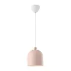 Nordlux Gaston Pendant Metal and Wood Pink | Suitable for E27