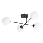 Emibig Ceiling Light Roma Steel Black | Suitable for 4x E14 - Max 10W