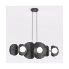 Emibig Pendant Elementi Steel Black | Suitable for 6x G9 - Max 8W