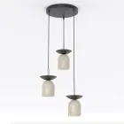 Emibig Pendant Ego Steel Brown | Suitable for 3x E14 - Max 10W