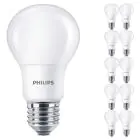 Multipack 10x Philips Corepro LED Bulb E27 Pear Frosted 5W 470lm - 930 Warm White | Best Colour Rendering - Replaces 40W