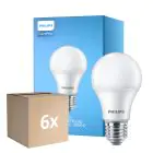 Multipack 6x Philips  CorePro LED Bulb E27 Pear Frosted 10W 1055lm - 840 Cool White | Replaces 75W