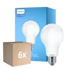 Multipack 6x Philips Corepro LED Bulb E27 Pear Frosted 13W 2000lm - 865 Daylight | Replaces 120W
