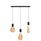 Calex XXL Royal Gold Complete Set - Including 3 XXL Bulbs + Cordset Rectangular base