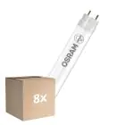 Multipack 8x Osram LED Tube T8 (EM/Mains) Standard Output 5.4W 585lm - 830 Warm White | 44cm - Replaces 15W