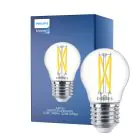 Philips MASTER LED Lustre E27 Ball Filament Clear 2.5W 340lm - 922-927 Dim To Warm | Best Colour Rendering - Dimmable - Replaces 25W
