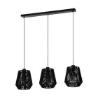 Eglo Pendant Persley Steel Black | IP20 - Suitable for 3x E27 
