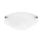 Eglo Wall and Ceiling Light Salome Steel Chrome | IP20 - Suitable for 1x E27 
