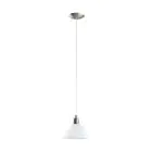 Eglo Pendant Brenda Steel Satin Nickel | Suitable for E27