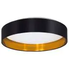 Eglo Ceiling Light Maserlo 2 Steel White 20W 2400lm - 830 Warm White