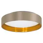 Eglo Ceiling Light Maserlo 2 Steel White 20W 2400lm - 830 Warm White