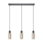 Eglo Pendant Maione Steel Black | IP20 - Suitable for 3x E27 
