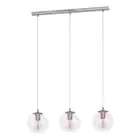 Eglo Pendant Ariscani 2 Steel Chrome | Suitable for 3x E27