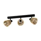Eglo Ceiling Light Keelby Steel Black | IP20 - Suitable for 3x E14 