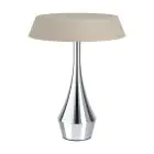 Eglo Table Lamp Turcio Steel Chrome 5W 310lm - 825-830-840 CCT | IP44 - Touch Dimmable - USB-C